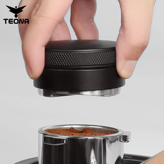 Coffee Distributor Espresso Distribution Tool/Leveler 3 Angled Slopes Adjustable Palm Tamper Fits 51/53/58mm Portafilter