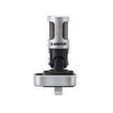Portable for Shure MV88 iOS Microphone for iPhone/iPad with Lightning Connector Digital Stereo Condenser Microphone for Recording - with Windscreen Windjammer for Shure MV88 - PUF HOUSE