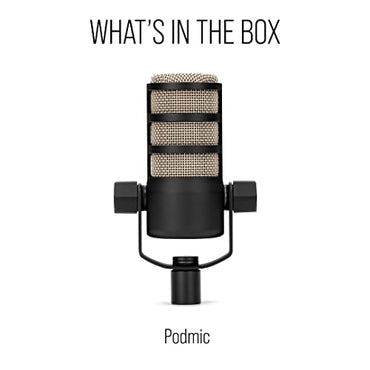 Rode PodMic Cardioid Dynamic Broadcast Microphone - PUF HOUSE