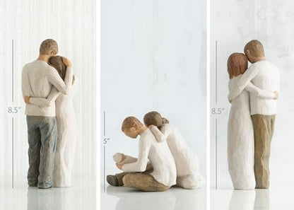 Willow Tree Our Gift Figure Plus Home Figure Plus New Life Figure, Sculpted Hand-Painted 3 Piece Set - PUF HOUSE