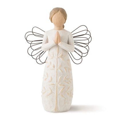 Willow Tree a Tree, a Prayer, May You find Strength, Beauty and Peace Each Day, A Gift for Baptism, First Communion, Confirmation, an Expression of Comfort, Hope, Healing, Sculpted Hand-Painted Angel - PUF HOUSE